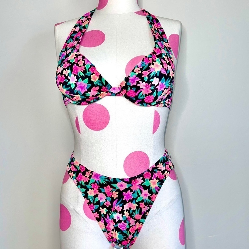 Vintage Victoria’s Secret 1995 Floral Bikini Set